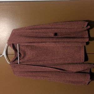 Pink knitted cardigan